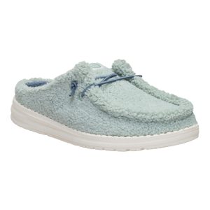 wendy slip sherpa iceberg green