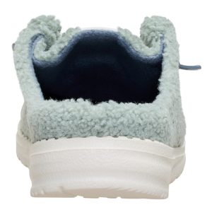 wendy slip sherpa iceberg green