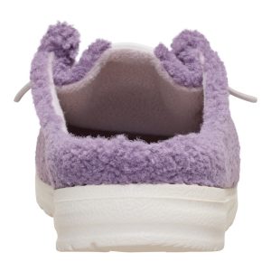 wendy slip sherpa purple ash