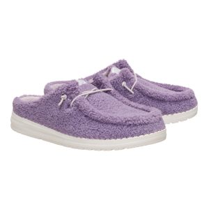 wendy slip sherpa purple ash