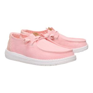 wendy chambray grid pale pink