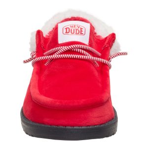 wally youth santa claus red