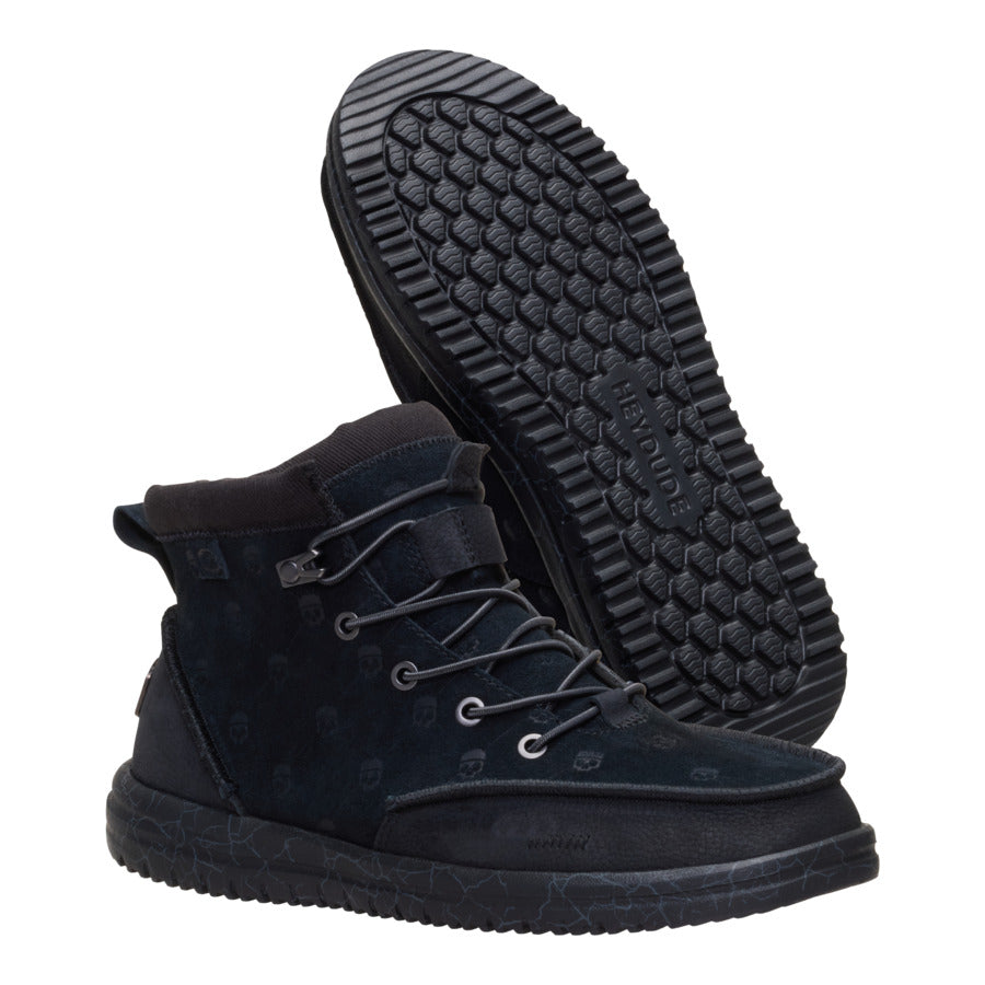 jelly roll bradley suede black/black oyster