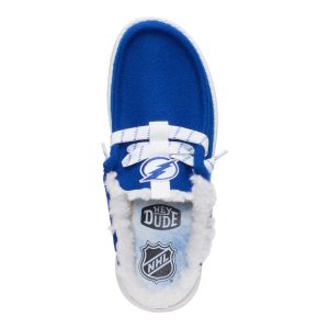 nhl® tampa bay lightning® wally slip varsity blue/white