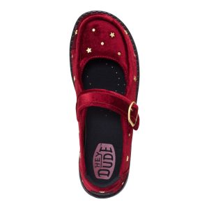 wendy jane holiday deep red