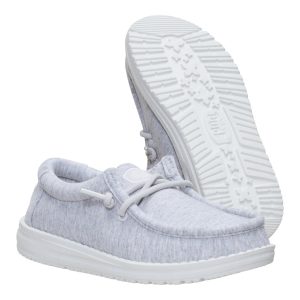 wally youth stretch jersey light grey