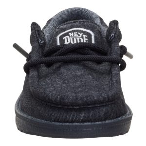 wally toddler stretch jersey heather black