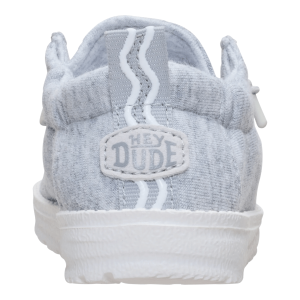 lildude slip on stretch jersey light grey