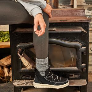 camden suede cozy black