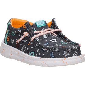 wally toddler sports fan black/multi