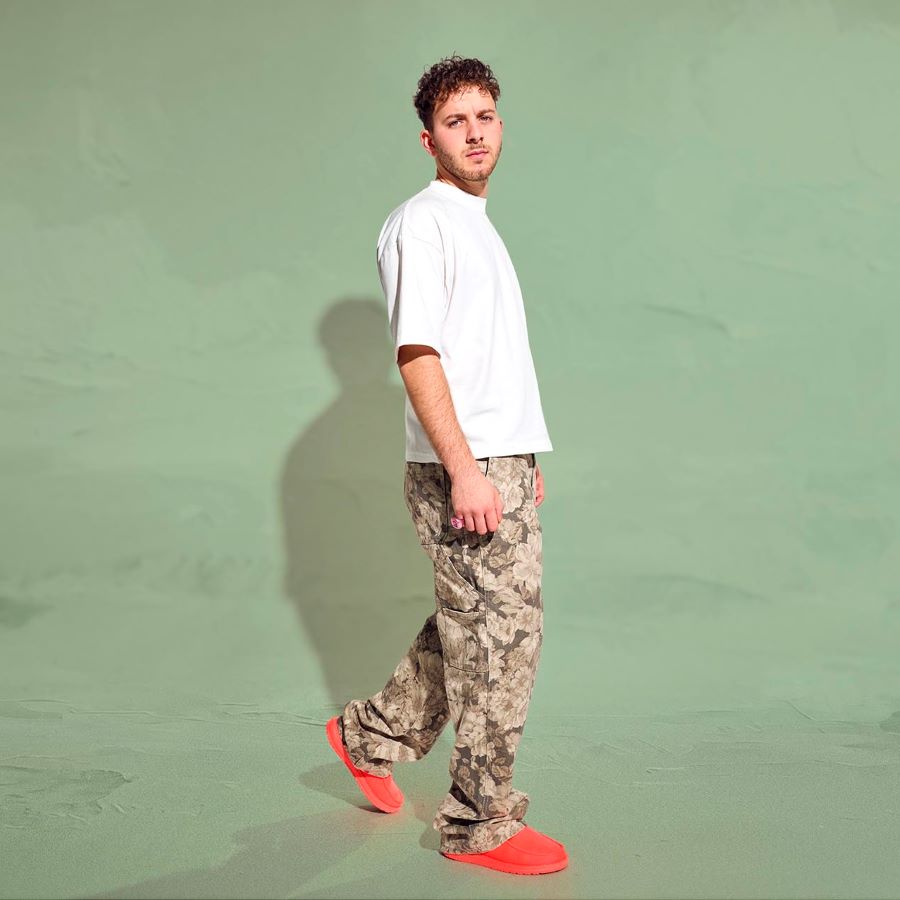 wally funk mono fiery coral