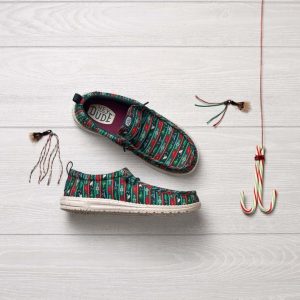 wally fishmas sweater pine green/multi