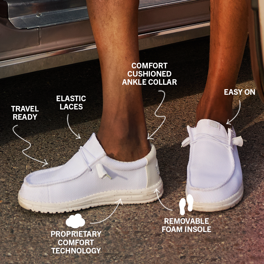 Wally Stretch Sox Wide – Storm White - Image 4